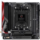 ASRock B650E PG-ITX WIFI socket AM5 moederbord Zwart/rood, 2.5 Gb-LAN, Wi-Fi, BT, Sound, Mini-ITX