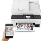 Canon MAXIFY GX2051-kleureninkjetprinter met navulbare MegaTank all-in-one inkjetprinter met faxfunctie Wit, printen, kopiëren, scannen, faxen, Wi-Fi