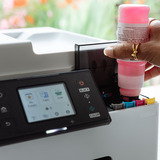 Canon MAXIFY GX2051-kleureninkjetprinter met navulbare MegaTank all-in-one inkjetprinter met faxfunctie Wit, printen, kopiëren, scannen, faxen, Wi-Fi