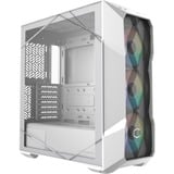 Cooler Master MasterBox TD500 Mesh V2 midi tower behuizing Wit | 2x USB-A | 1x USB-C | RGB | Tempered Glass