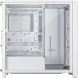 Corsair FRAME 4000X RS midi tower behuizing Wit | 2x USB-A | 1x USB-C | RGB | Tempered Glass