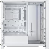 Corsair FRAME 4000X RS midi tower behuizing Wit | 2x USB-A | 1x USB-C | RGB | Tempered Glass