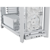 Corsair FRAME 4000X RS midi tower behuizing Wit | 2x USB-A | 1x USB-C | RGB | Tempered Glass