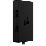Corsair Interne USB-hub 2.0 met 4 poorten Zwart, 0,45 meter