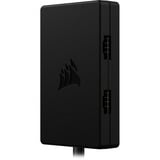 Corsair Interne USB-hub 2.0 met 4 poorten Zwart, 0,45 meter