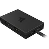 Corsair Interne USB-hub 2.0 met 4 poorten Zwart, 0,45 meter