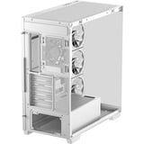 DeepCool CG580 4F WH V2 midi tower behuizing Wit | 2x USB-A | 1x USB-C | RGB | Tempered Glass