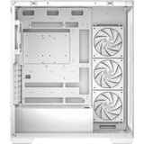 DeepCool CG580 4F WH V2 midi tower behuizing Wit | 2x USB-A | 1x USB-C | RGB | Tempered Glass