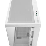 DeepCool CG580 4F WH V2 midi tower behuizing Wit | 2x USB-A | 1x USB-C | RGB | Tempered Glass