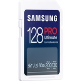 SAMSUNG PRO Ultimate 128 GB SDXC geheugenkaart Wit/blauw, UHS-I U3, Class 3, V30