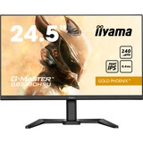 iiyama G-Master Gold Phoenix GB2590HSU-B5 24.5" gaming monitor Zwart (mat), 240Hz, HDMI, DisplayPort, USB, Audio, AMD Free-Sync