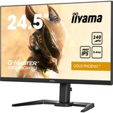 iiyama G-Master Gold Phoenix GB2590HSU-B5 24.5" gaming monitor Zwart (mat), 240Hz, HDMI, DisplayPort, USB, Audio, AMD Free-Sync