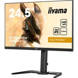 iiyama G-Master Gold Phoenix GB2590HSU-B5 24.5" gaming monitor Zwart (mat), 240Hz, HDMI, DisplayPort, USB, Audio, AMD Free-Sync