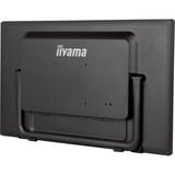 iiyama ProLite T2455MSC-B1 24" touchscreen monitor Zwart (mat), Touch, HDMI, DisplayPort, USB, Audio, webcam