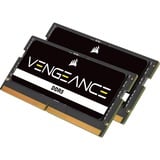 Corsair 32 GB DDR5-5600 (2x 16 GB) Kit laptopgeheugen Zwart, Vengeance