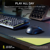 Corsair HARPOON v2 WIRELESS gaming muis Zwart, 100 - 26.000 DPI, RGB, USB 2.0 / 2,4GHz / Bluetooth