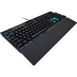 Corsair K70 RGB PRO Mechanical Gaming Keyboard Zwart, US lay-out, Cherry MX RGB Red, RGB leds, PBT double-shot