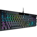 Corsair K70 RGB PRO Mechanical Gaming Keyboard Zwart, US lay-out, Cherry MX RGB Red, RGB leds, PBT double-shot