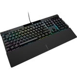 Corsair K70 RGB PRO, gaming toetsenbord Zwart, US lay-out, Cherry MX RGB Red, RGB leds, PBT double-shot
