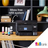 Epson EcoTank ET-4850 all-in-one inkjetprinter met faxfunctie Zwart, Inkttank, Scannen, Kopiëren, Faxen, LAN, Wi-Fi, inclusief tot 3 jaar inkt