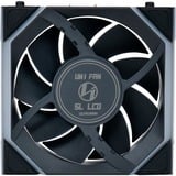 Lian Li UNI FAN SL120 LCD Wireless RGB case fan Zwart, 120 x 124.5 x 28 mm, PWM