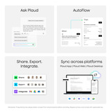 Plaud NotePin S dicteerapparaat Zilver, 64 GB, Bluetooth 5.2 / BLE (Bluetooth Low Energy) / Wi-Fi