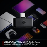 SteelSeries Arctis Nova 5 Wireless over-ear gaming headset Zwart, Bluetooth 5.3 / 2.4 GHz, PC