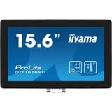 iiyama ProLite OTF1616MC-B1 15.6" touchscreen monitor Zwart, VGA, HDMI, DisplayPort, Touch