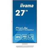 iiyama ProLite XUB2792QSU-W6 27" monitor Wit, HDMI, DisplayPort, USB, Audio