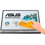 ASUS ZenScreen MB16AMTR 15.6" touchscreen monitor Zwart, Mini HDMI, USB-C, Touch