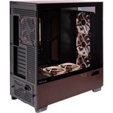 Antec Flux Pro Noctua Edition big tower behuizing Zwart/houtkleur | 3x USB-C | Tempered Glass