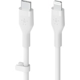 Belkin BOOSTCHARGE Flex USB-C-kabel met Lightning-connector Wit, 3 meter