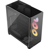 Corsair FRAME 4500X RS-R ARGB midi tower behuizing Zwart | 2x USB-A | 1x USB-C | Tempered Glass