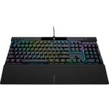 Corsair K70 PRO RGB mechanisch gaming toetsenbord Zwart, BE lay-out (AZERTY), Cherry MX RGB Red, 100%, Double-shot PBT