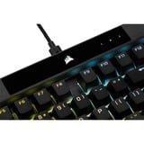 Corsair K70 PRO RGB mechanisch gaming toetsenbord Zwart, BE lay-out (AZERTY), Cherry MX RGB Red, 100%, Double-shot PBT