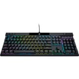 Corsair K70 PRO RGB mechanisch gaming toetsenbord Zwart, BE lay-out (AZERTY), Cherry MX RGB Red, 100%, Double-shot PBT