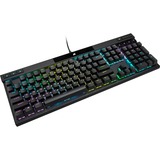Corsair K70 PRO RGB mechanisch gaming toetsenbord Zwart, BE lay-out (AZERTY), Cherry MX RGB Red, 100%, Double-shot PBT