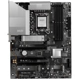 MSI PRO Z890-S WIFI socket 1851 moederbord Zwart/zilver, RAID, 2.5Gb-LAN, WLAN, BT, Sound, ATX