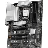 MSI PRO Z890-S WIFI socket 1851 moederbord Zwart/zilver, RAID, 2.5Gb-LAN, WLAN, BT, Sound, ATX