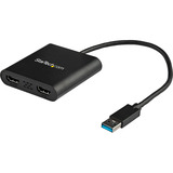 Startech USB > Dual HDMI Adapter - 4K Zwart/zwart
