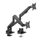 goobay Dual Monitor Mount, 17 tot 32 inch monitorarm Zwart