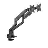 goobay Dual Monitor Mount, 17 tot 32 inch monitorarm Zwart