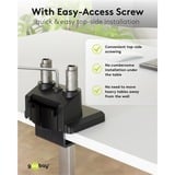 goobay Dual monitorarm Zwart, 17 - 32 inch