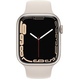 Apple Watch Series 7 smartwatch Zilver/beige, 45 mm, Aluminium, Wifi, Cellular