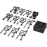 Corsair RM850x Shift, 850 Watt voeding  Zwart, 1x 12V-2x6, 3x PCIe, Kabel-Management