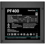 DeepCool PF400 400W voeding  Zwart, 2x PCIe