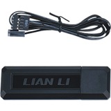 Lian Li UNI FAN SL120 LCD Wireless Reverse Blade case fan Zwart, 3 stuks, 4-pin PWM fan-connector
