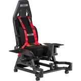 Next Level Racing Flight Seat Pro racingsimulator Zwart/rood
