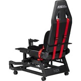 Next Level Racing Flight Seat Pro racingsimulator Zwart/rood