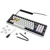 Sharkoon SKILLER SGK50 S2 RGB mechanisch gaming toetsenbord Wit, BE lay-out (AZERTY), Gateron Brown, 96%, Hot-swappable